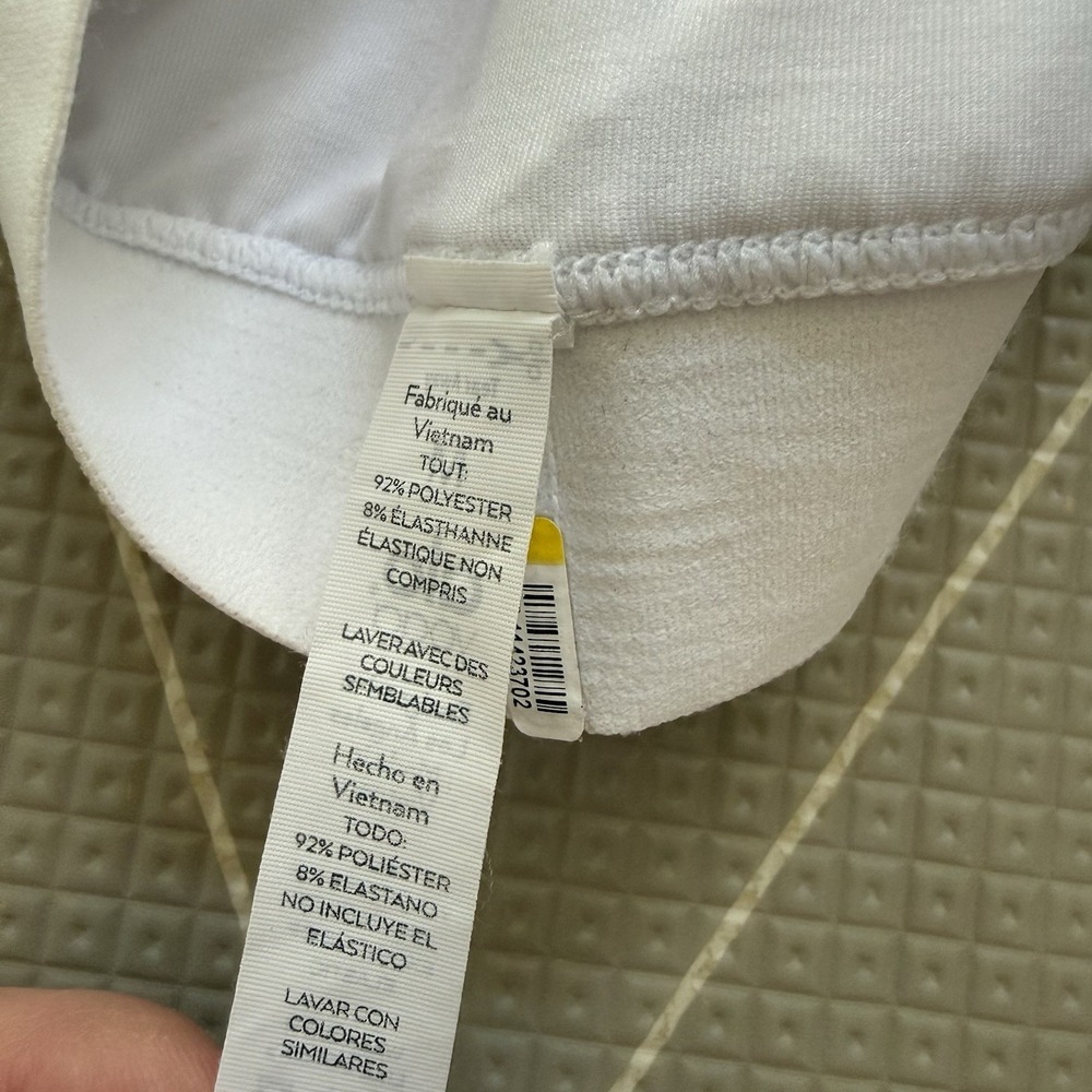ALO Yoga Varsity Tennis Skirt White M Lined Pickleball Golf - Picture 7 of 9
